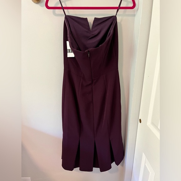 NWT Eggplant strapless dress - Picture 2 of 3